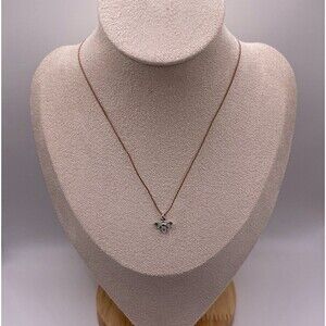 Macy's Women's Zirconia Dragonfly Pendant Charm String Dainty Necklace